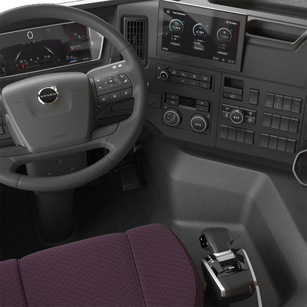 Volvo FMX with plush trim progressive, interior trim level